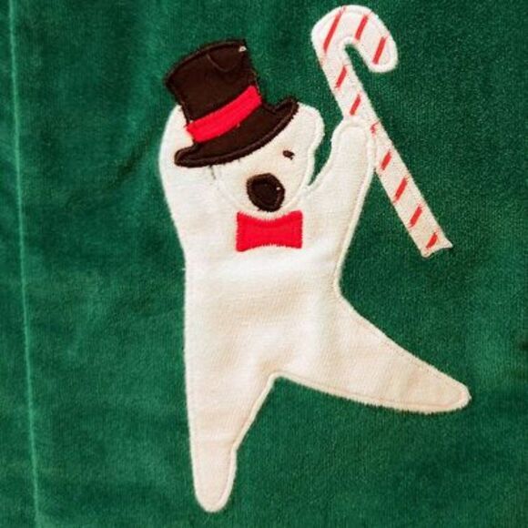 NWOT Lisa Jackson 2T Green Velvet Holiday Short Outfit & White Shirt - Picture 2 of 4